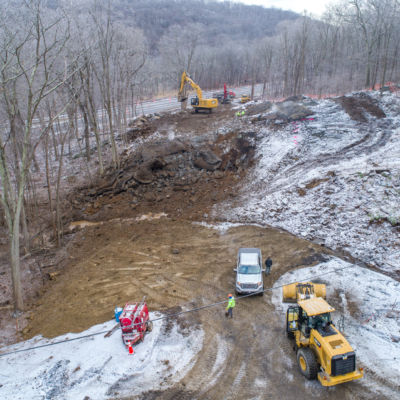 Baystate Blasting - Taconic State Parkway. Photo by Photoflight