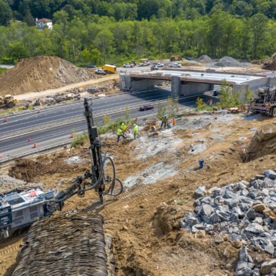 Baystate Blasting - Taconic State Parkway. NY Drone Photography by Photoflight Aerial Media. Subject to copyright ©Photoflight Aerial Media