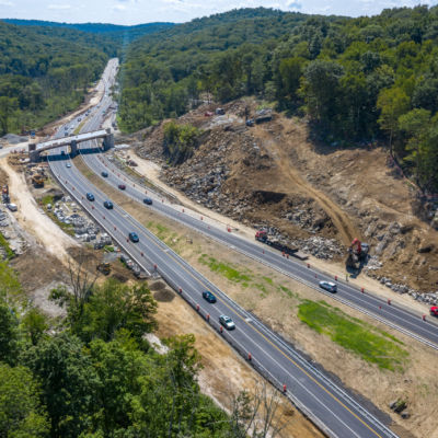 Baystate Blasting - Taconic State Parkway. NY Drone Photography by Photoflight Aerial Media. Subject to copyright ©Photoflight Aerial Media